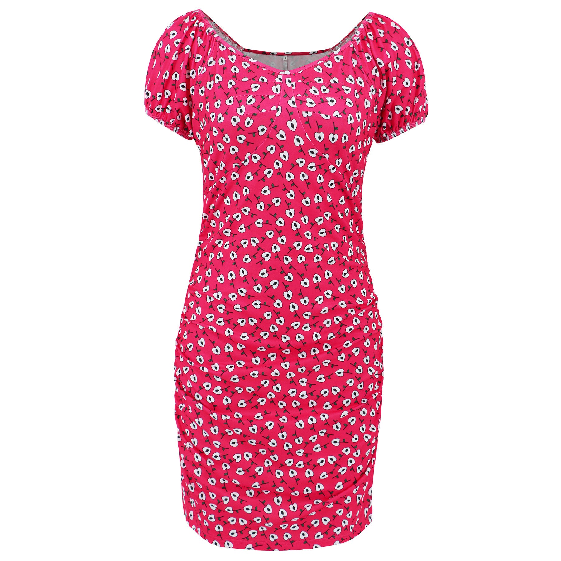 Women Summer Chic V-Neck Floral Dress 10
