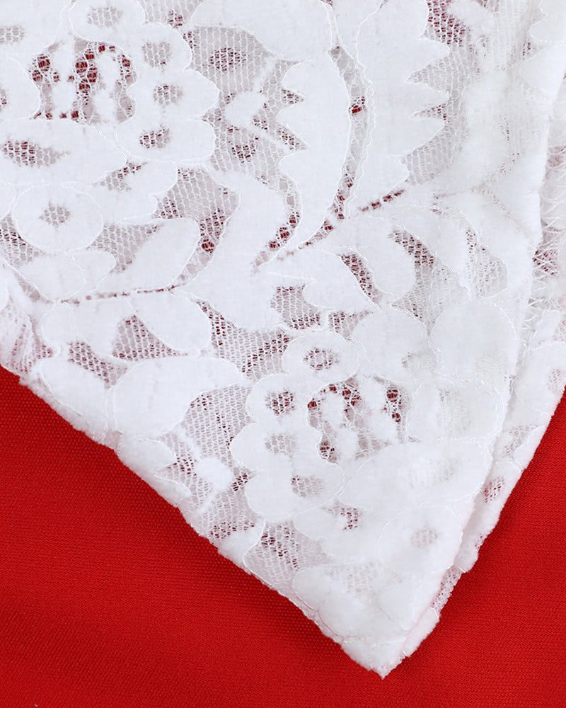 Women Solid Sequin Embroidered Puff Sleeve Party Dress 5