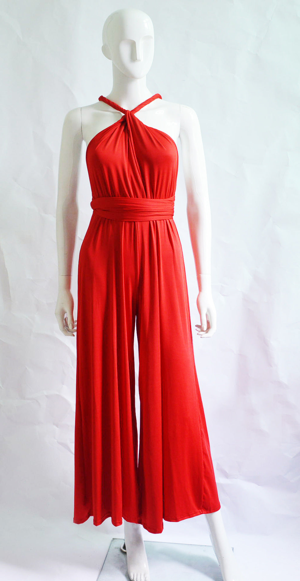 Women Crossover Sleeveless Jumpsuit 35