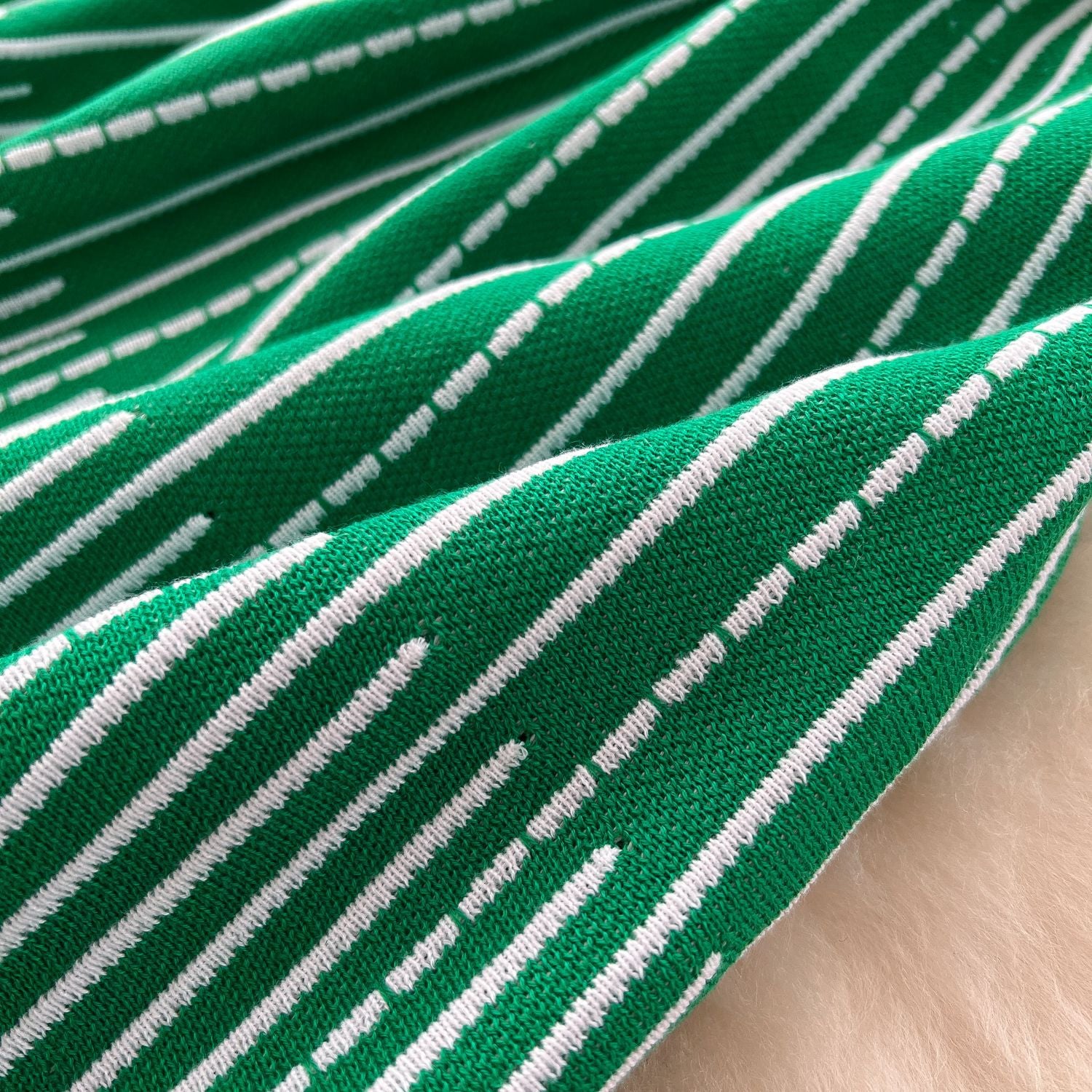 Women's Summer Square Neck Sleeveless Striped Slim Knitting Dress 20