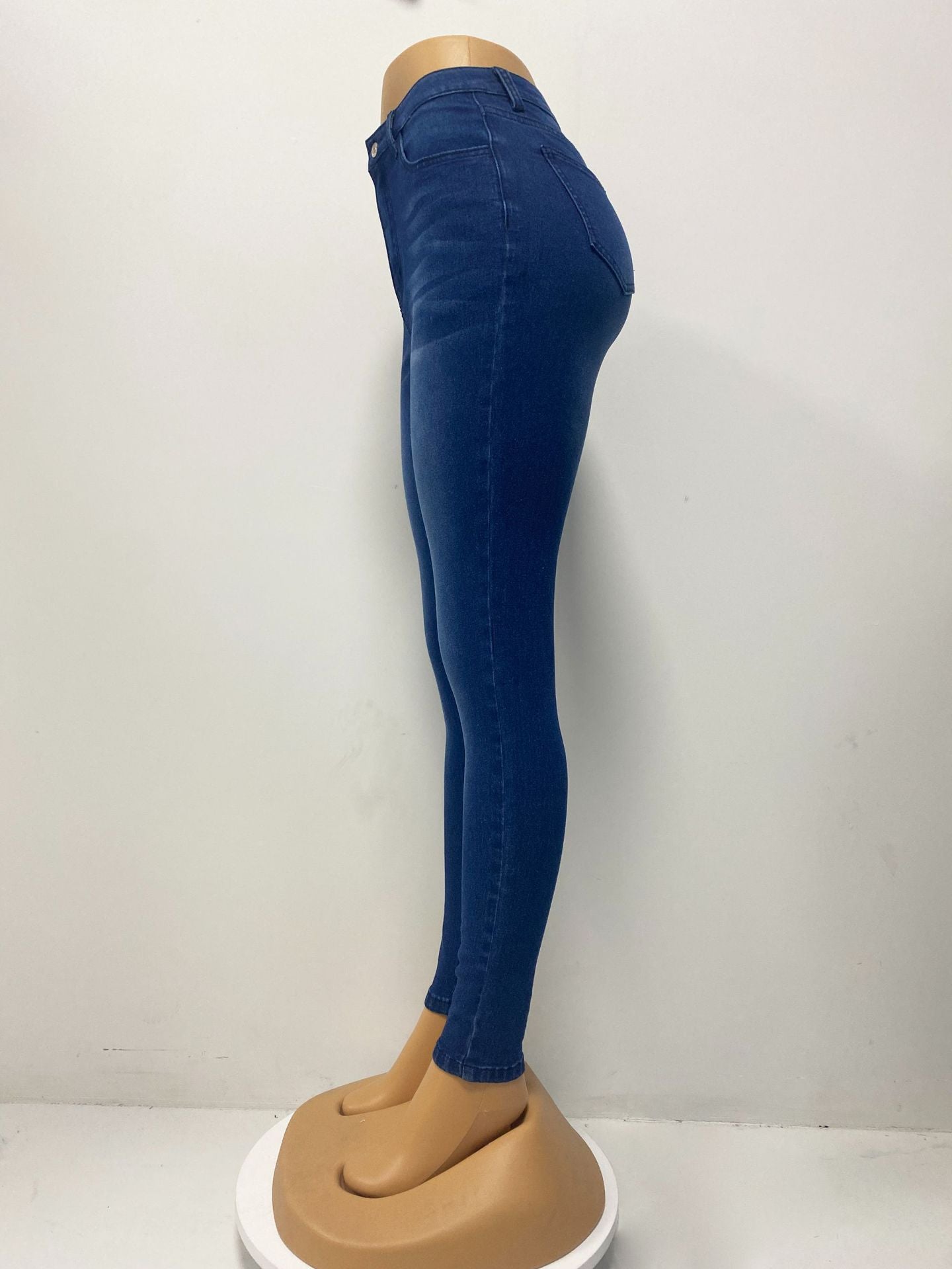 Women autumn stretch Denim Pants 9