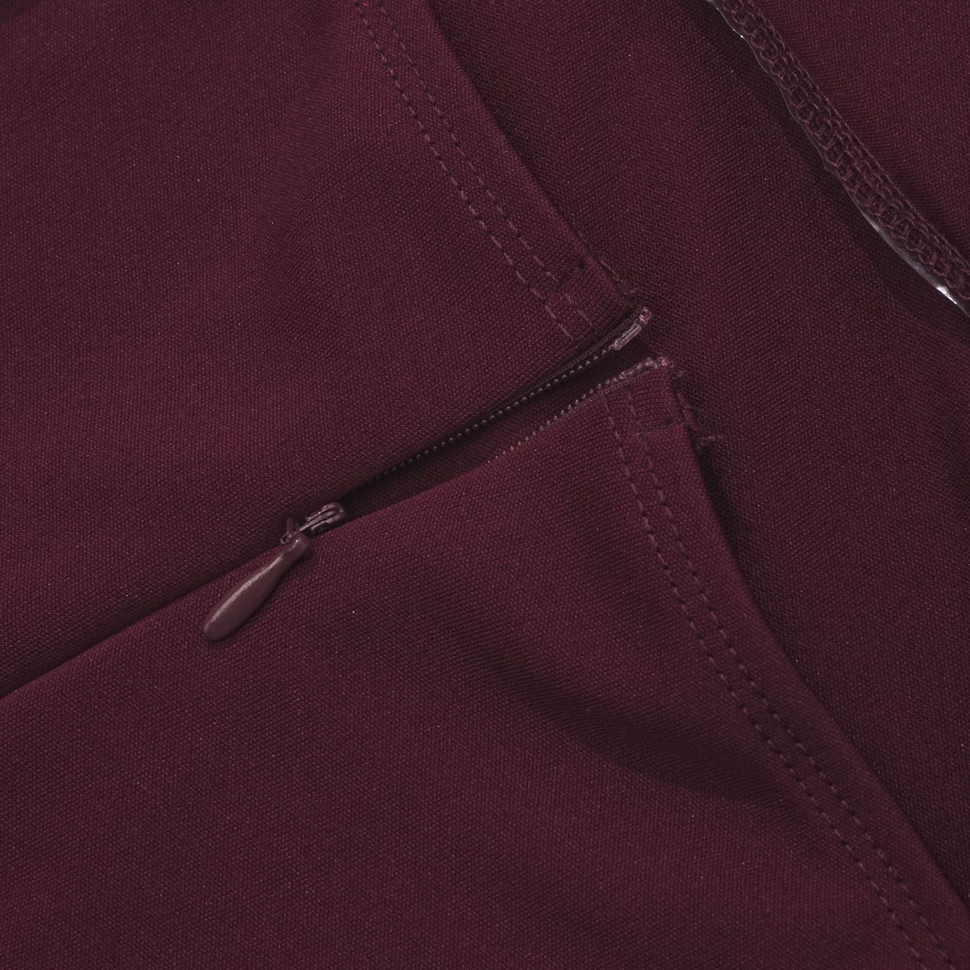 Spring Women's Square Neck Strap Retro Slim Midi Dress 16