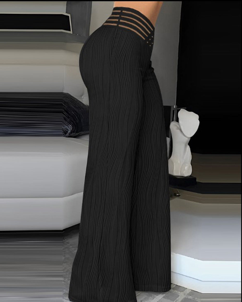 Women high waist wide leg Pant 20