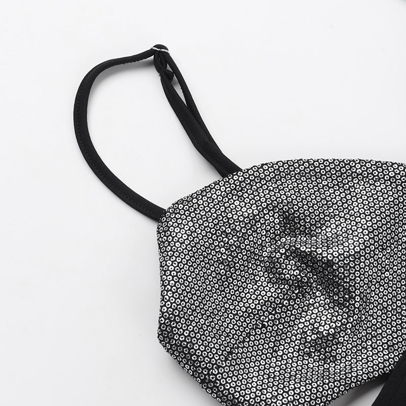 Autumn Chic Slim Strap Patchwork Sexy Bodycon Dress For Women 6