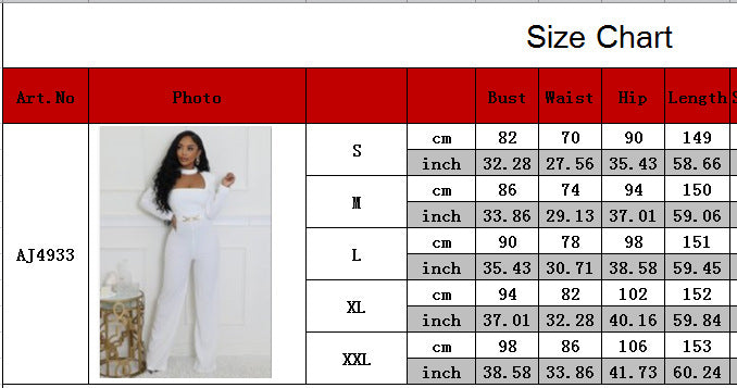 Elegant Cutout Neck Long Sleeve Wide-Leg Jumpsuit 21