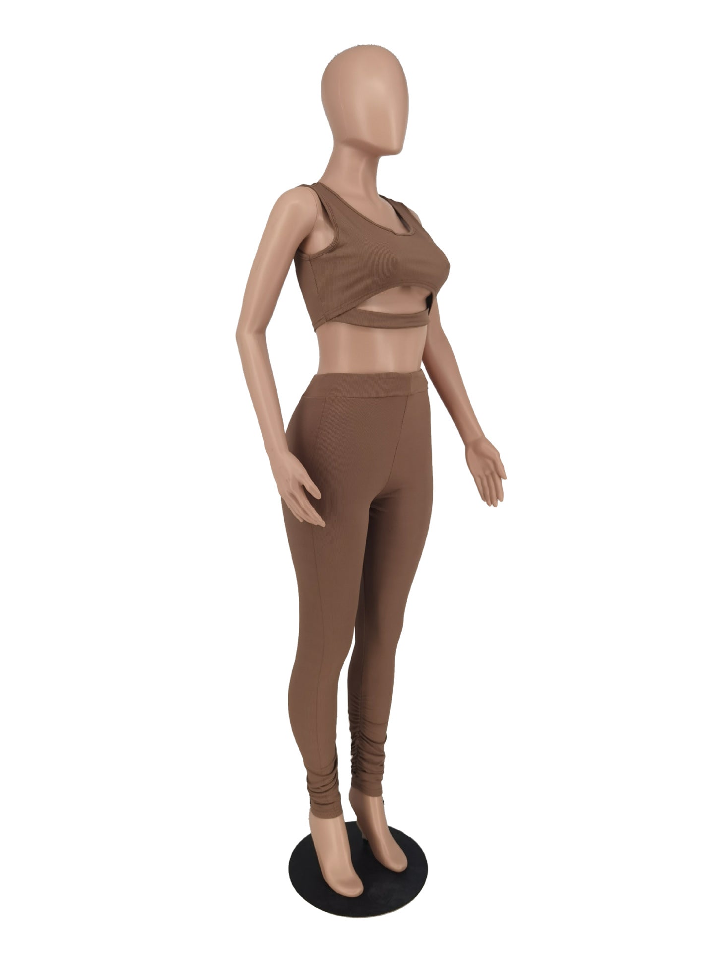 Women Sleeveless Top and Pant Two-piece Set 22