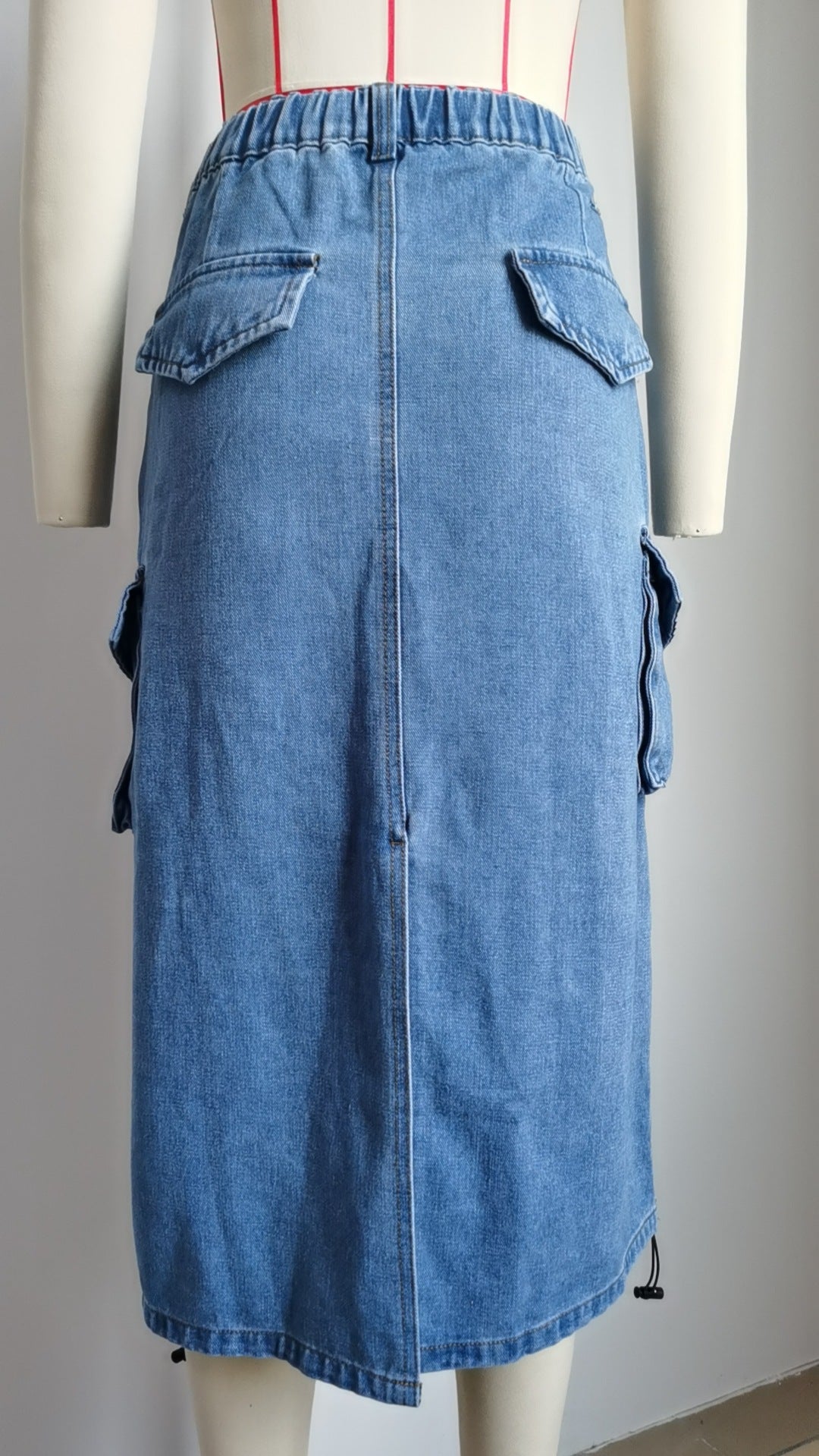 WomenDenim CargoCasual Skirts 16