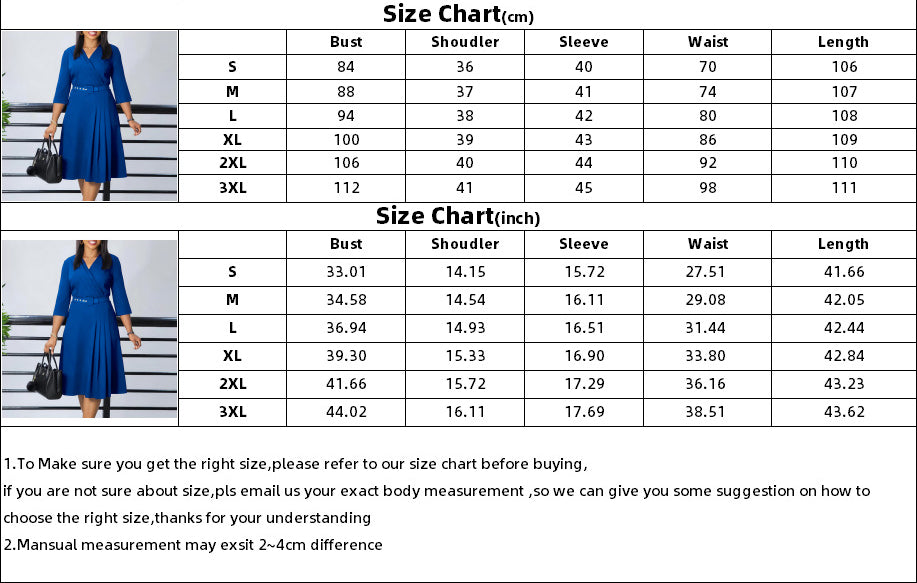 Women v-neck pleated elastic elegant African dress 10