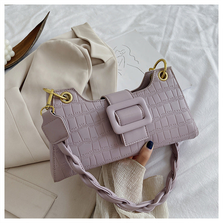 French Armpit Bag Women's Trendy Fashion Crossbody Bag Shoulder Baguette Bag 24