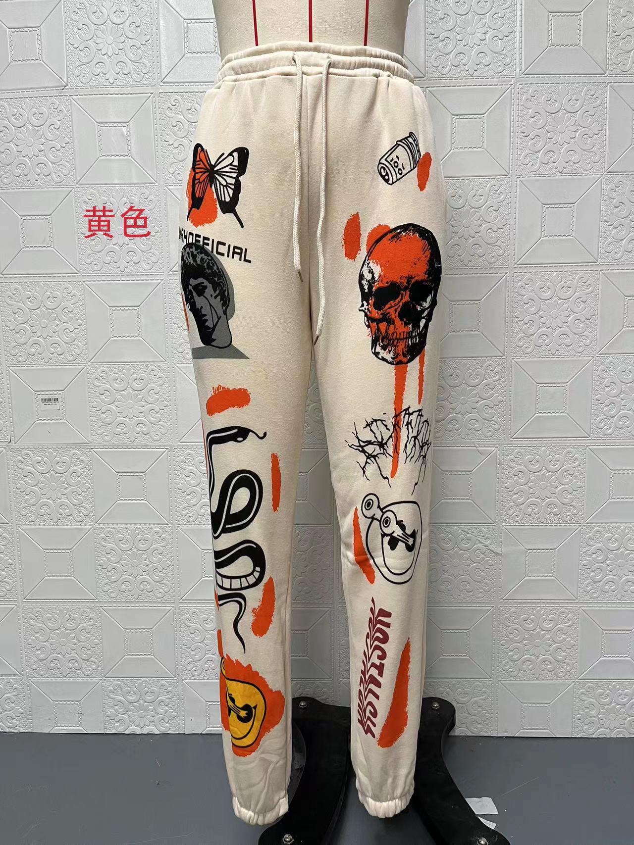 Women's Sweatpants Halloween Trend Print High Waist Casual Pants 11