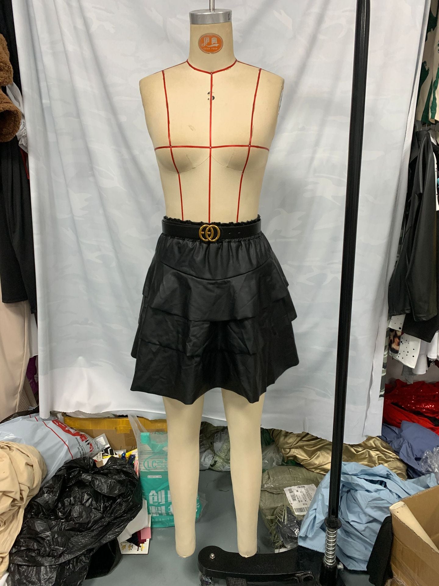 Women Pu-Leather skirt 9