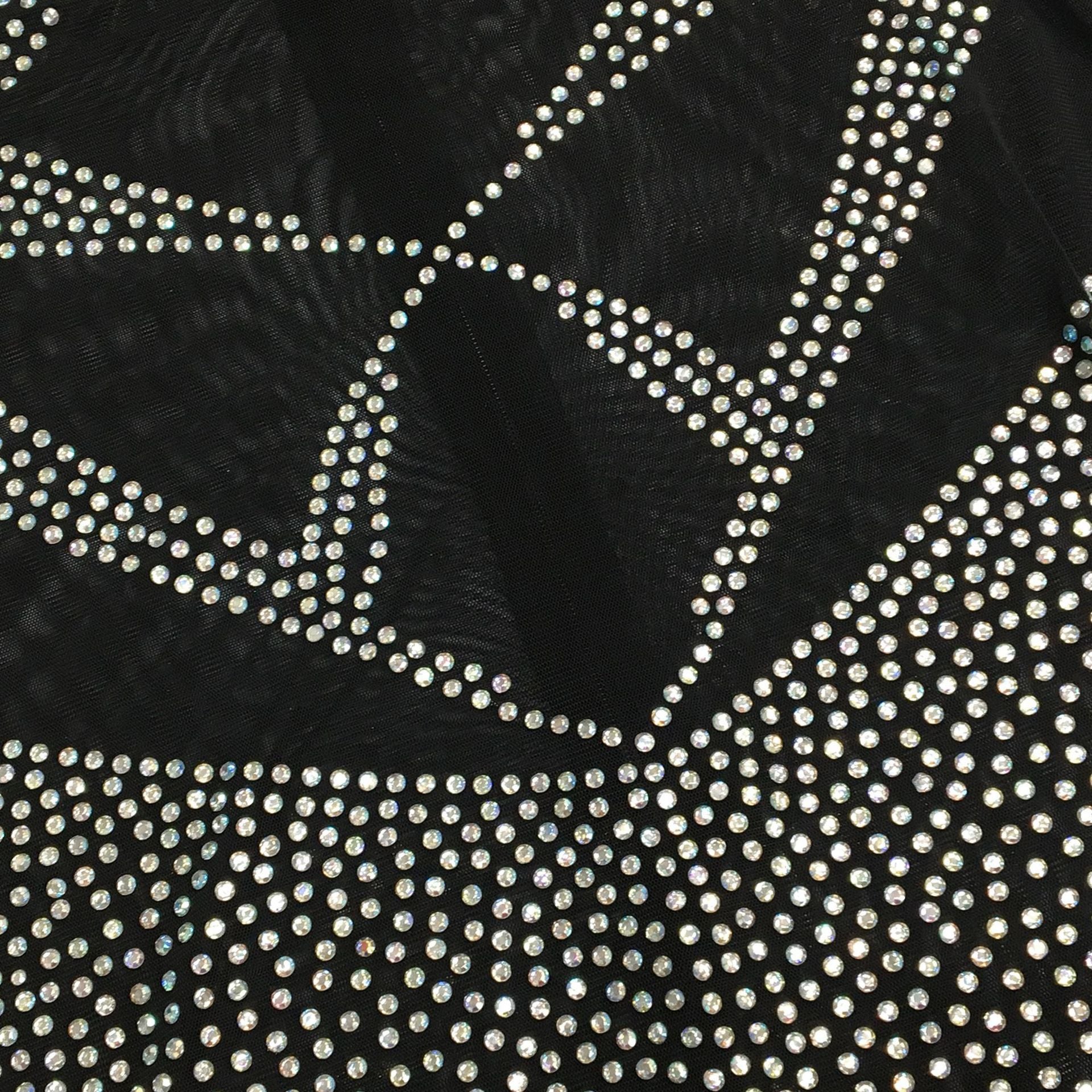 Women Sexy Beaded Mesh See-Through Bodycon Dress 15