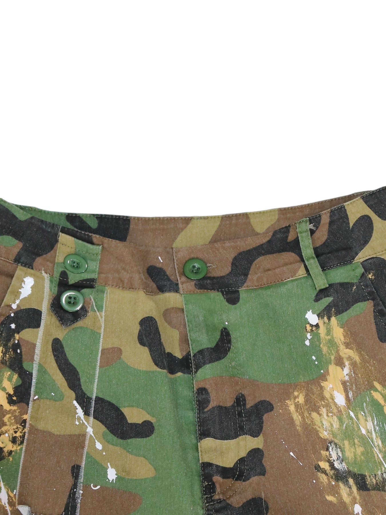 Women Casual Camouflage Print Pocket Cargo Pants 8