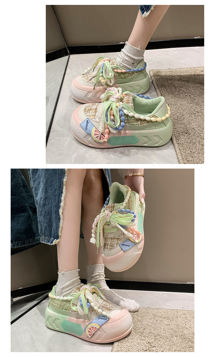 Women Sports Casual Thick Sole Sneakers 19