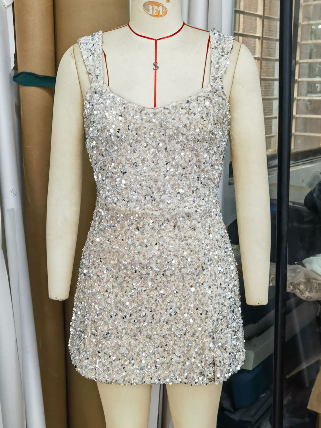 Sexy Strappy Sequin Party Dress for Women 15