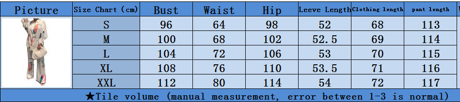 Women Homewear Long Sleeve Printed Two-piece Set 9