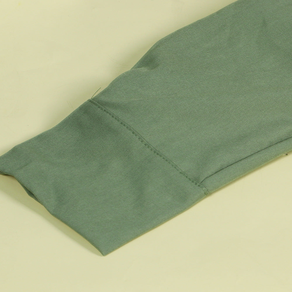 Women Sexy Lace-Up Buttoned Long-Sleeved Dress 37