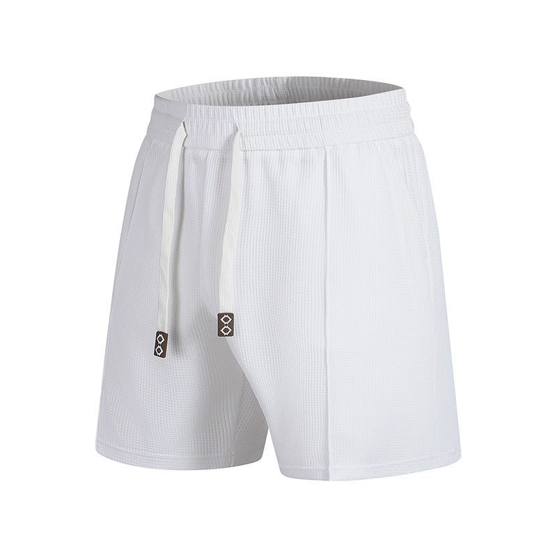 Men's summer Turndown Collar short-sleeved polo shirt and shorts two-piece set 9