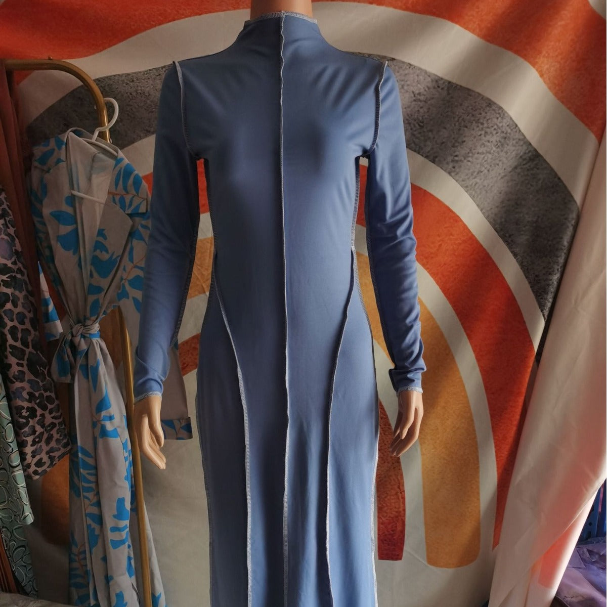 Women Bodycon Knitting Dress 3