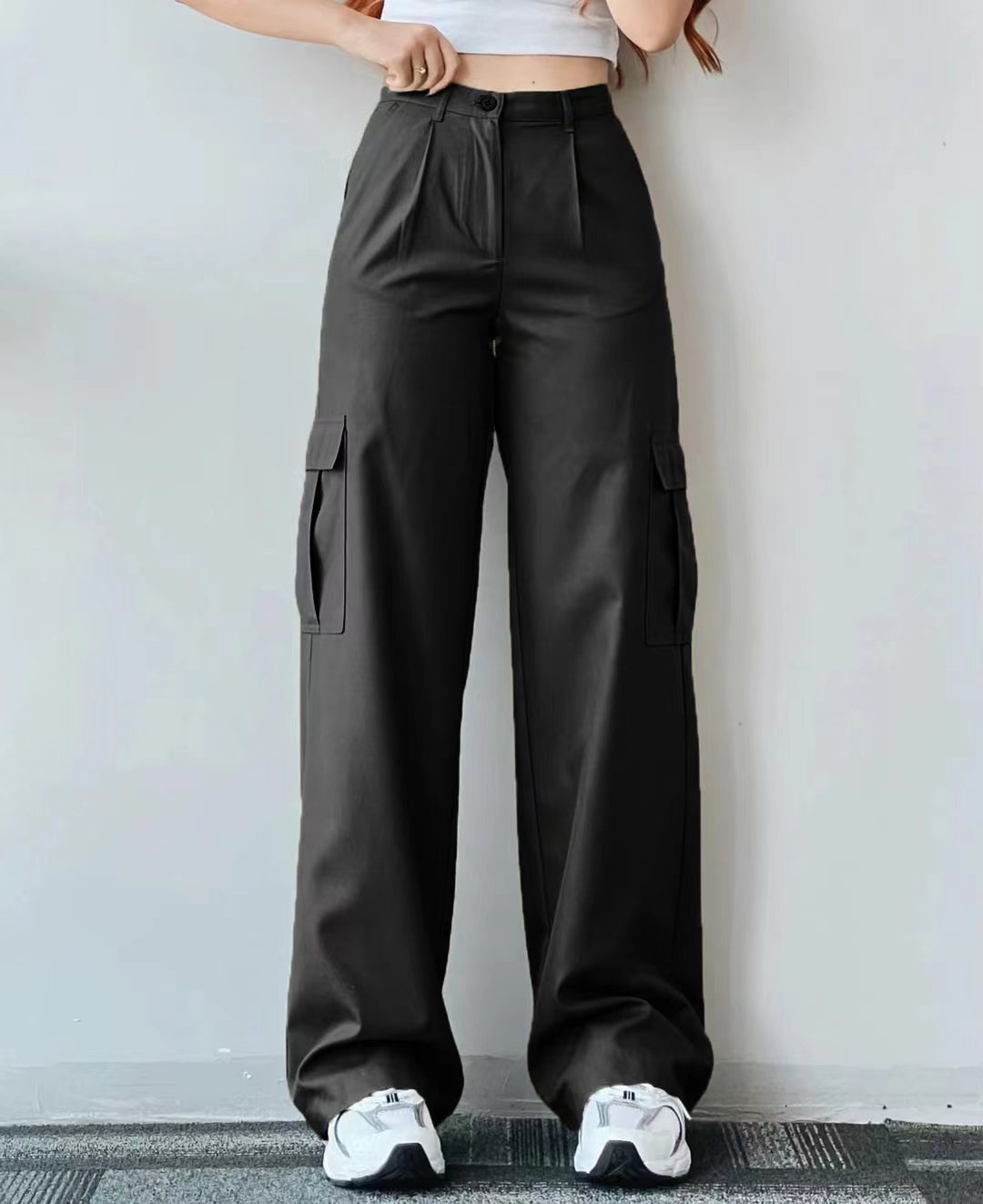 Women Casual Pocket Pants 8