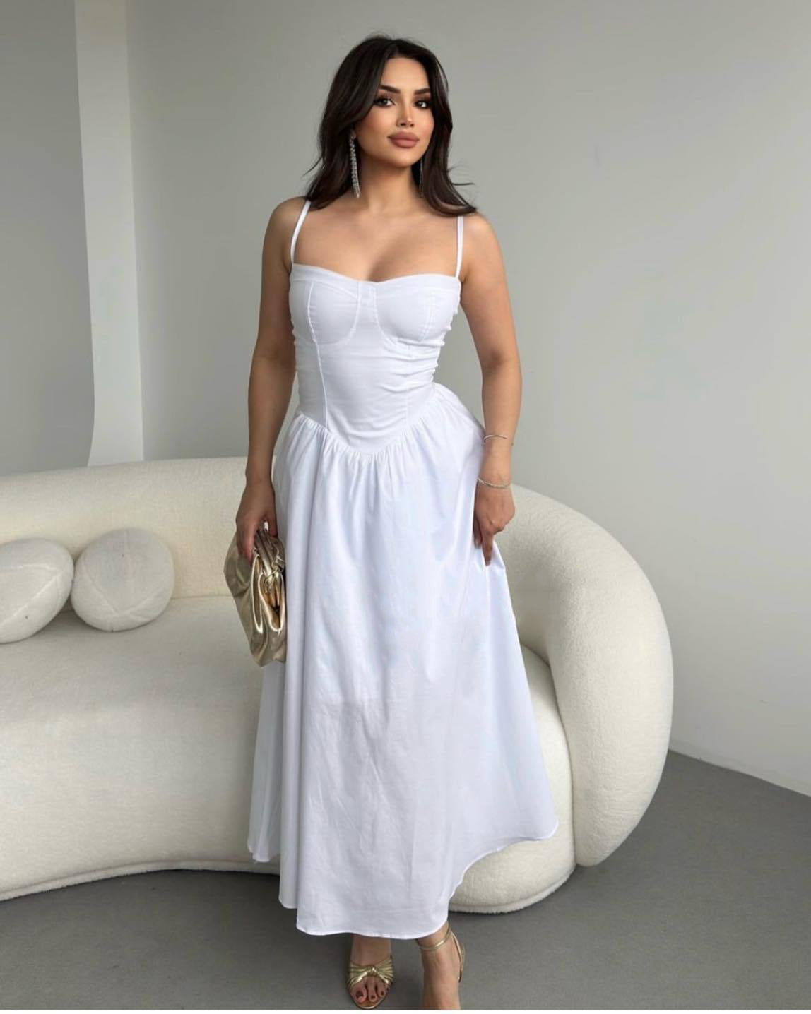 Women Summer Strapless French Sexy Dress 13