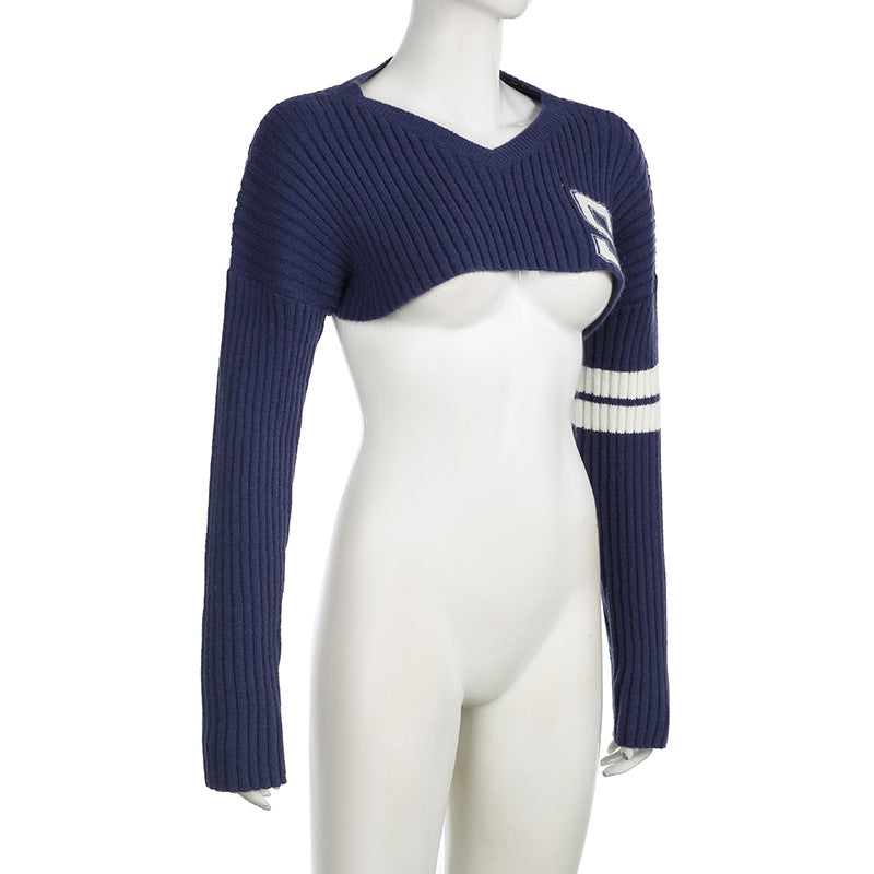 Women Letter Round Neck Casual Top 8