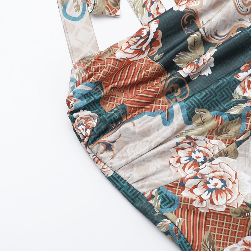 Summer Sexy Holiday Strap Low Back Slim Long Dress 11