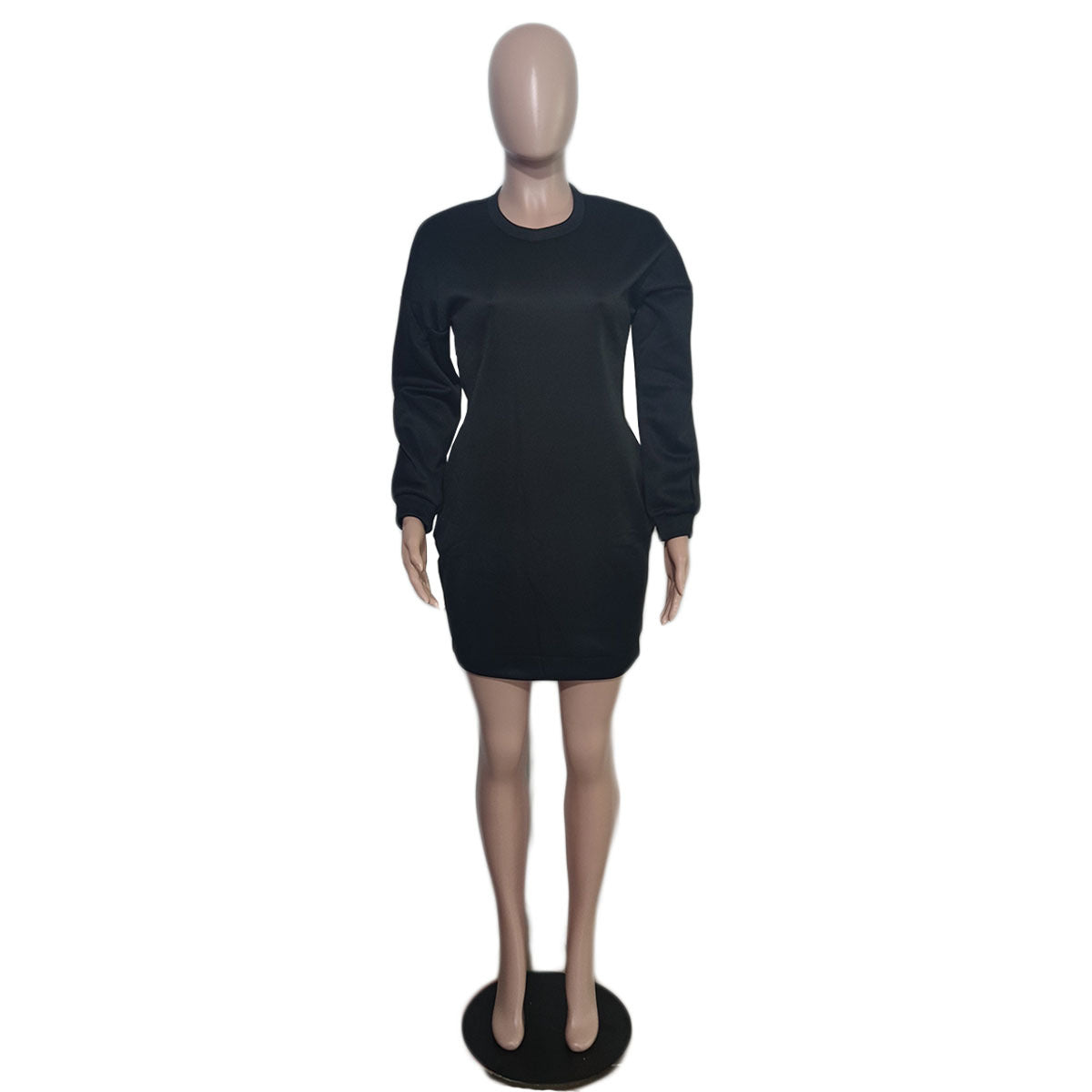 Women Casual Long Sleeve Pocket Dress 11