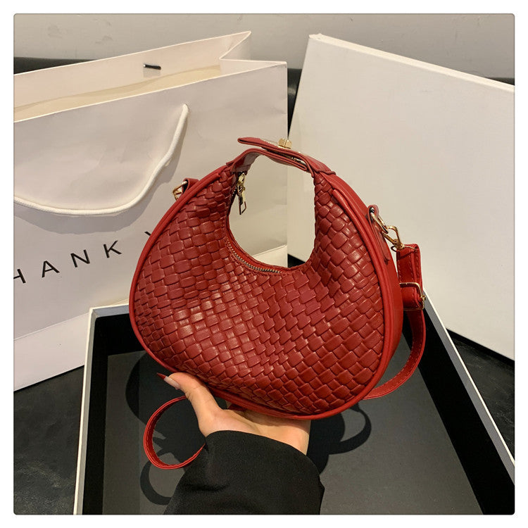 Retro Versatile Simple Diamond Women's Bag Shoulder Handbag 33