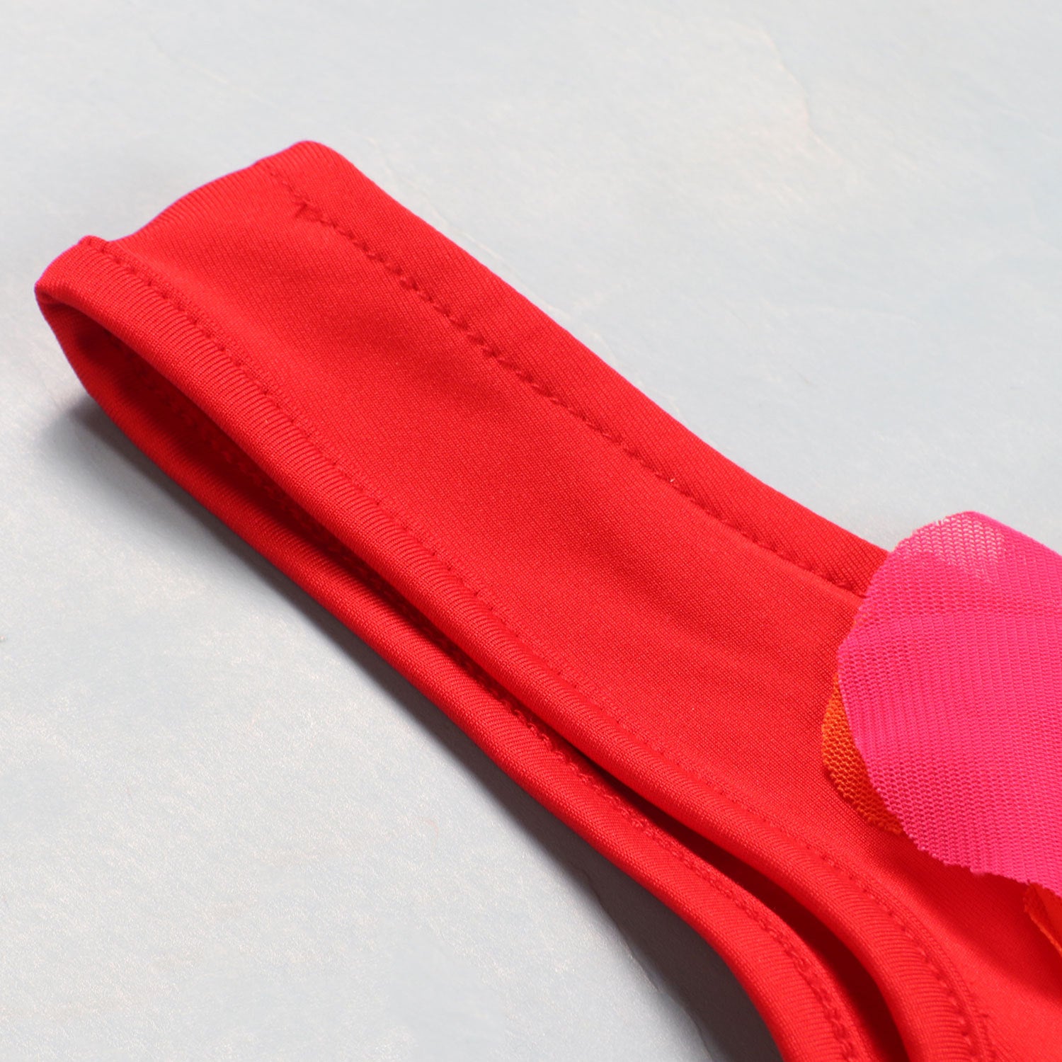 Women Contrasting Ruffles Line Irregular Mini Dress 56