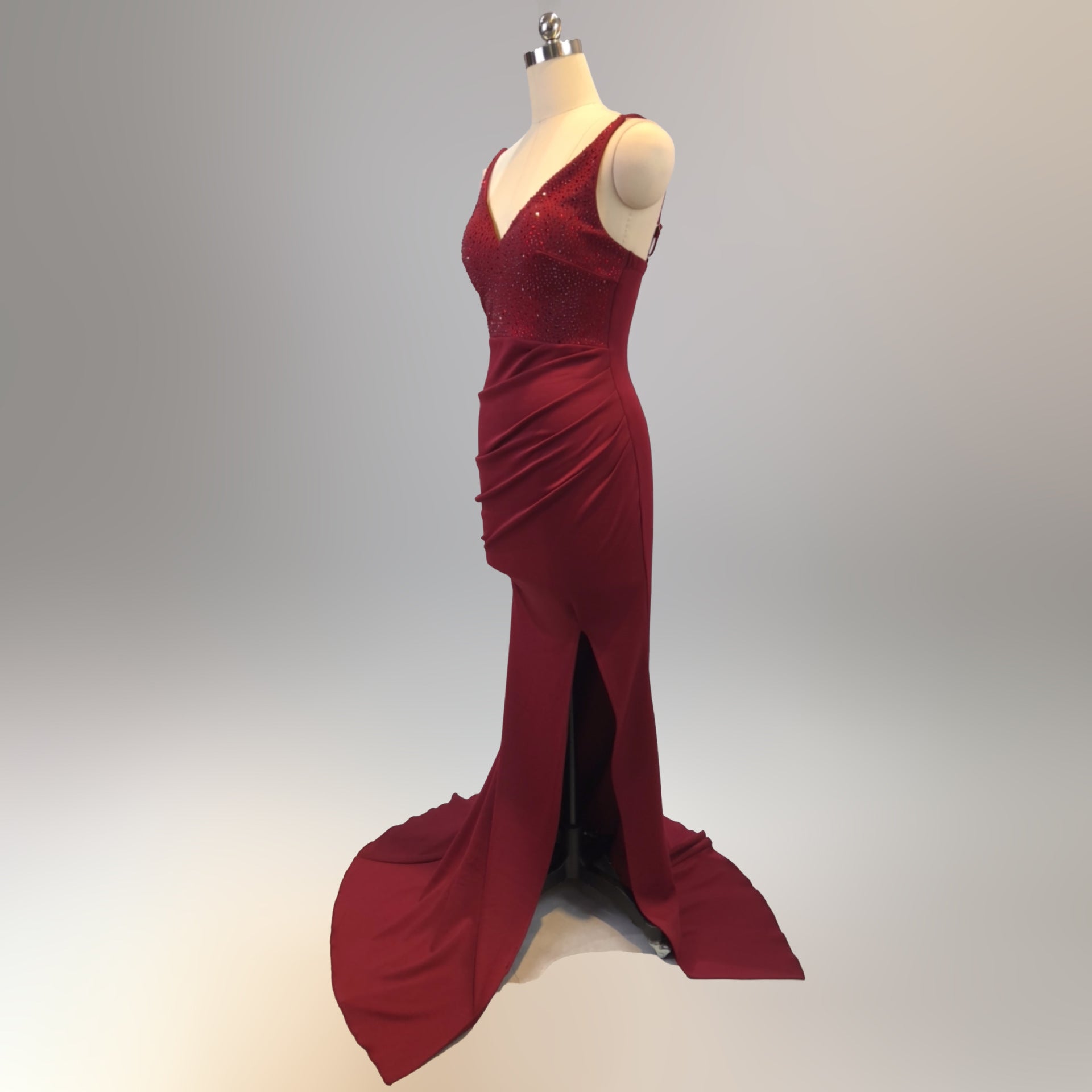 Dinner party dress sexy fashion long fishtail Slim Fit nightclub catwalk annual meeting dress 22