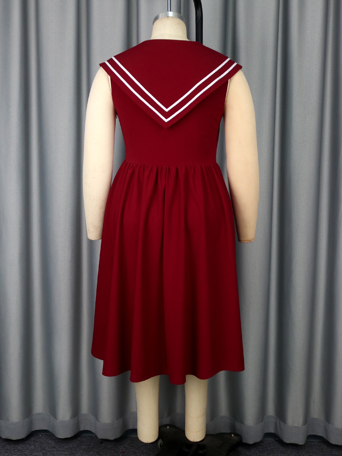 Plus Size Sleeveless Chic Elegant Formal Party A-Line Dress 4