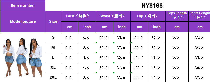 Women Washed Stretch Cargo Denim Shorts 9