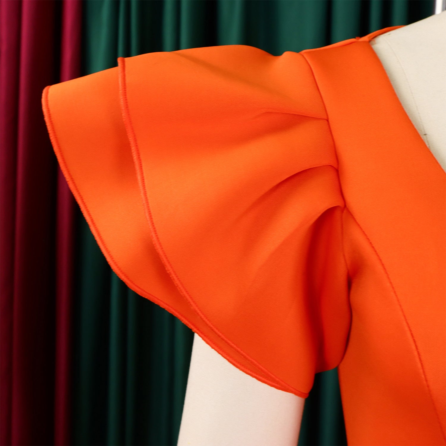 Women solid bodycon African dress 15