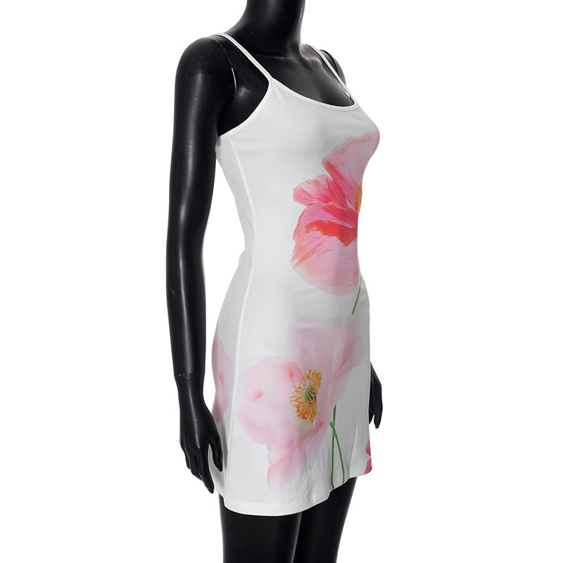 Women printed Bodycon short dress 17