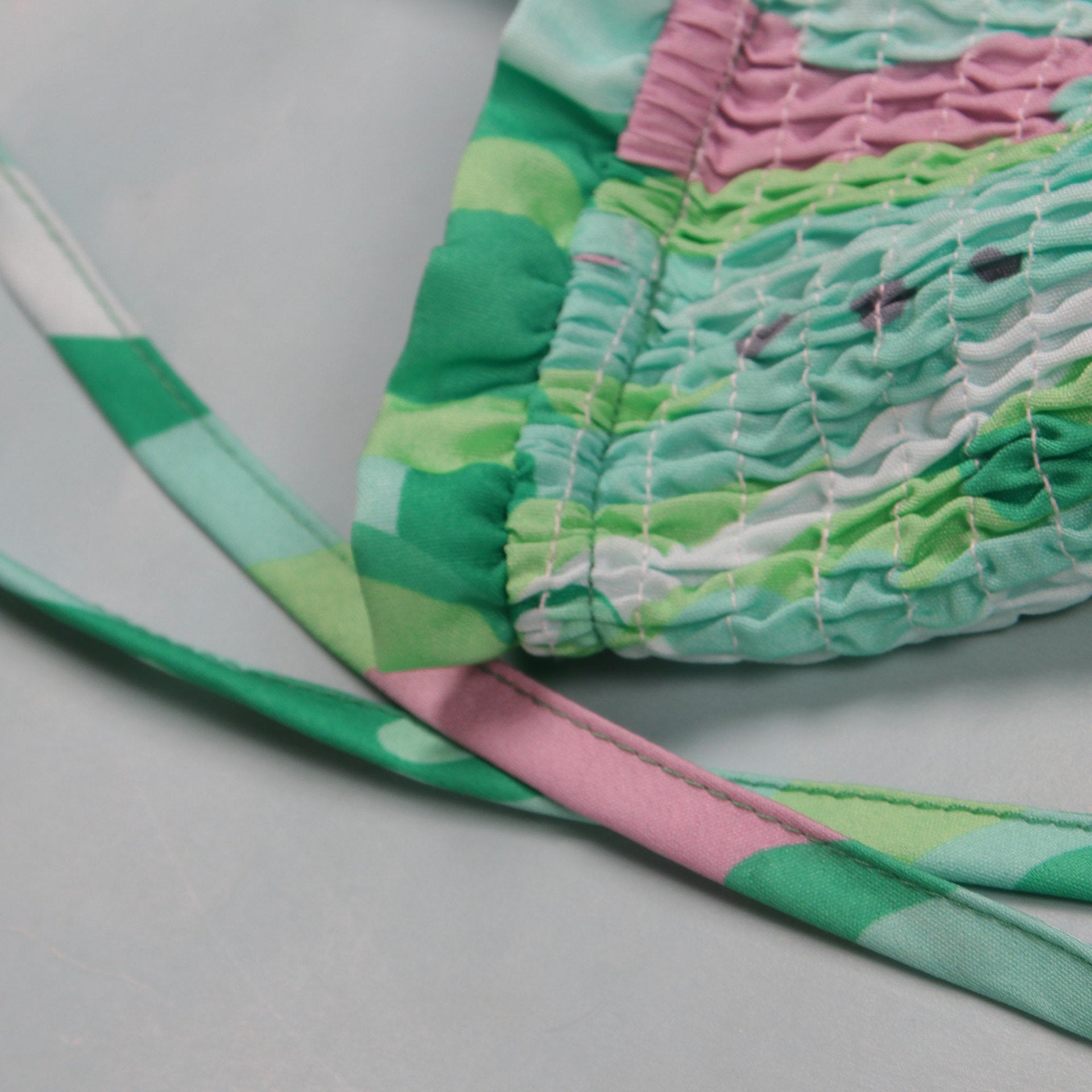 Sexy printed suspenders pleated wide-leg suspenders Jumpsuit 39