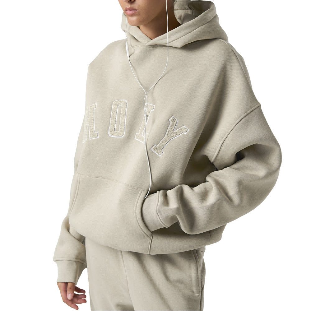 Women Spring Casual Embroidered Holy Letter Print Hoodies 3