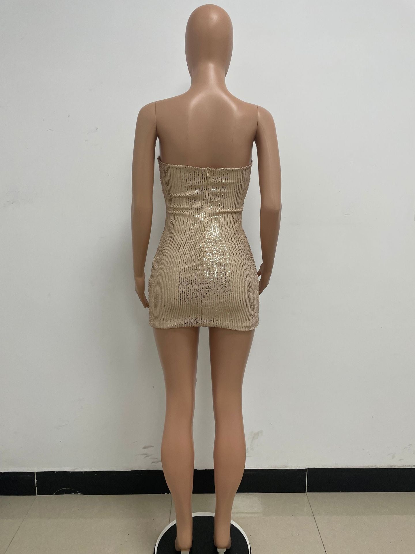 Women Summer Sleeveless Off Shoulder Backless Mini Dress 22