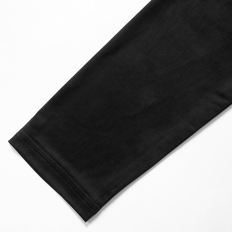 Women's Summer Round Neck Sleeveless Printed Cropped Top Slim Pants Two-Piece Set 17