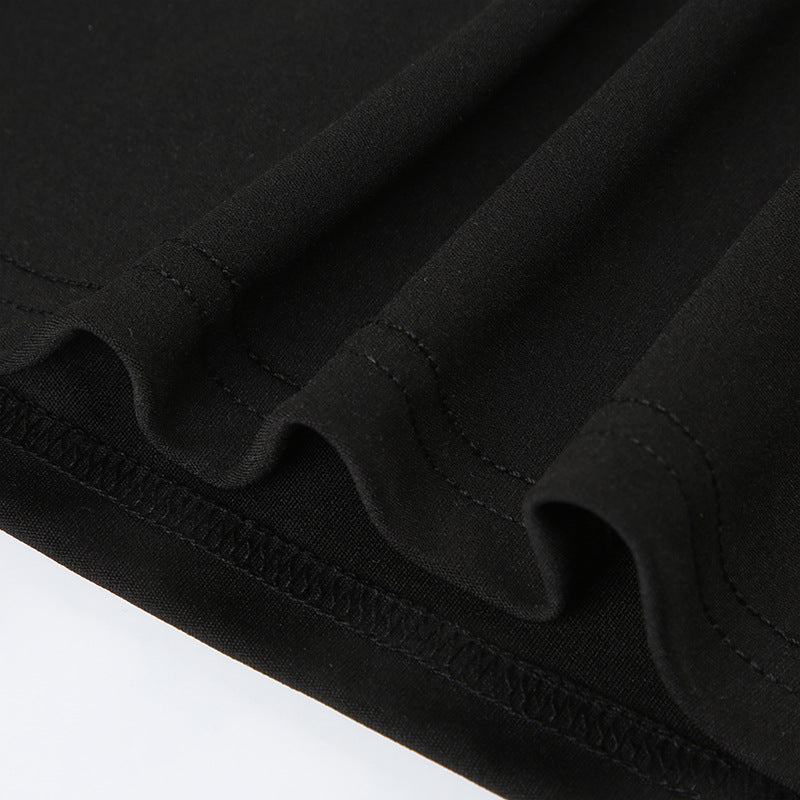 summer Women's elegant contrast color Strapless sexy split fashion Chic long dress 19