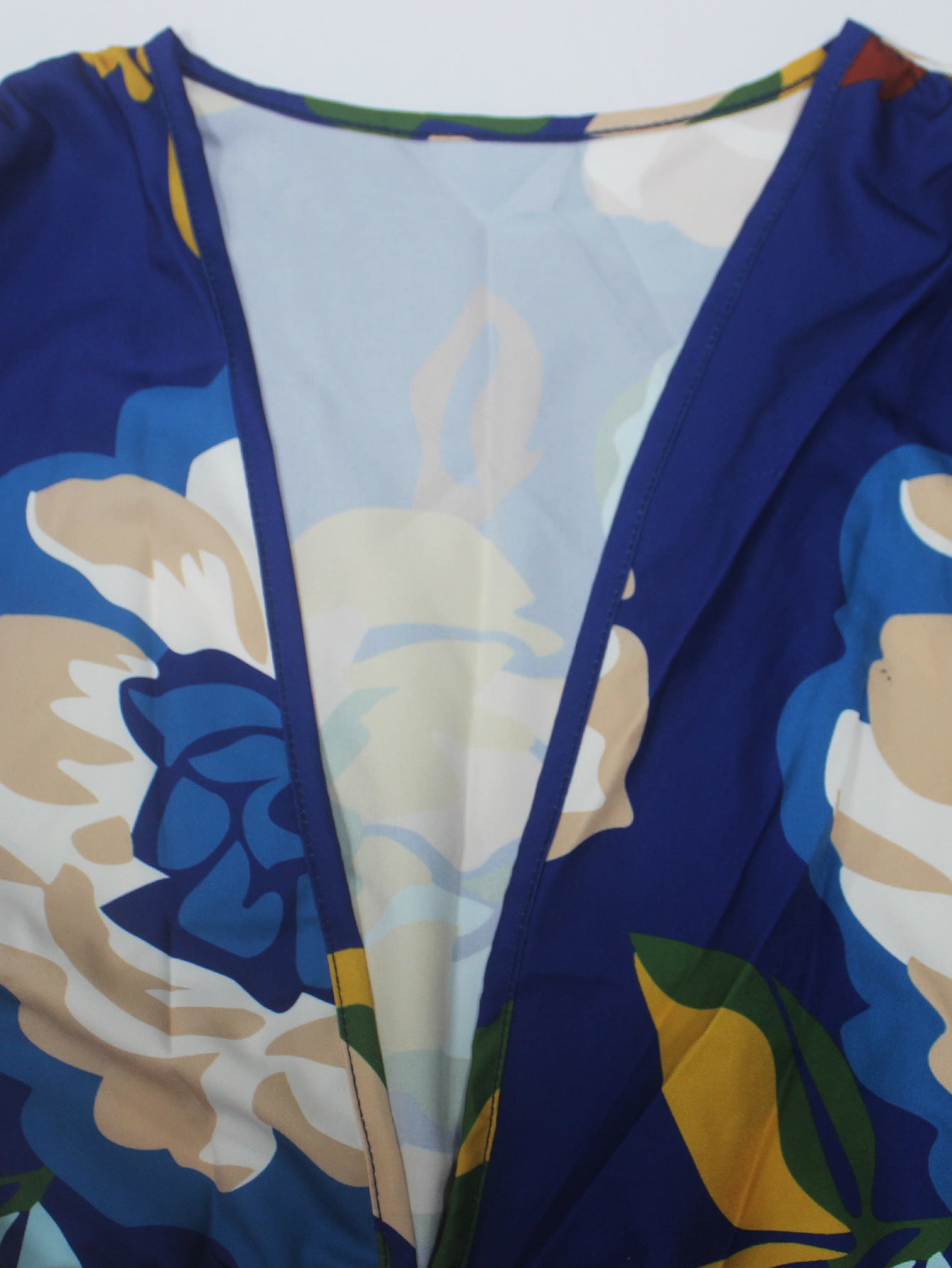 Plus Size Women Elegant V-Neck Short Sleeve Dress 9