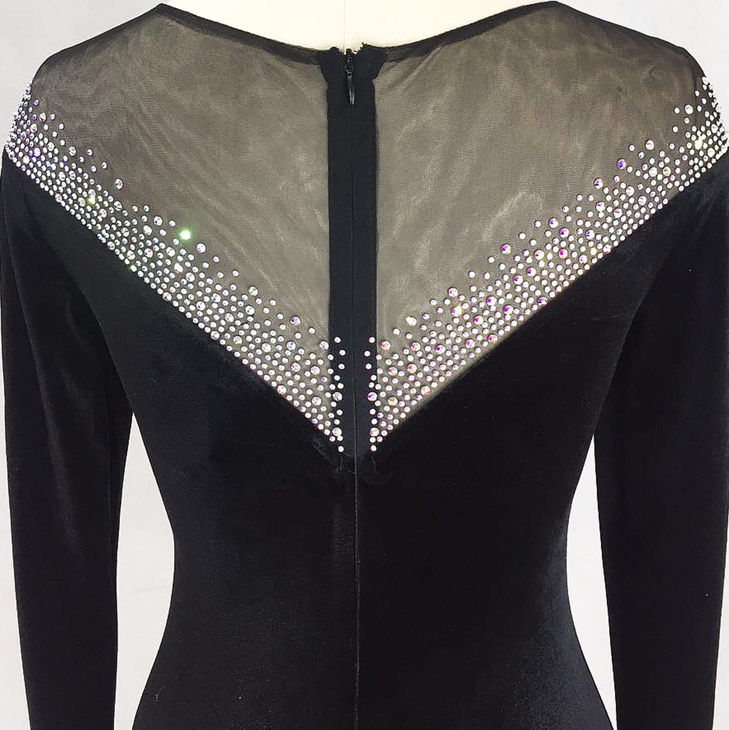 velvet Formal Party Evening Dress Winter Long Sleeve Corporate Annual Meeting Long Fishtail Party Dress 18