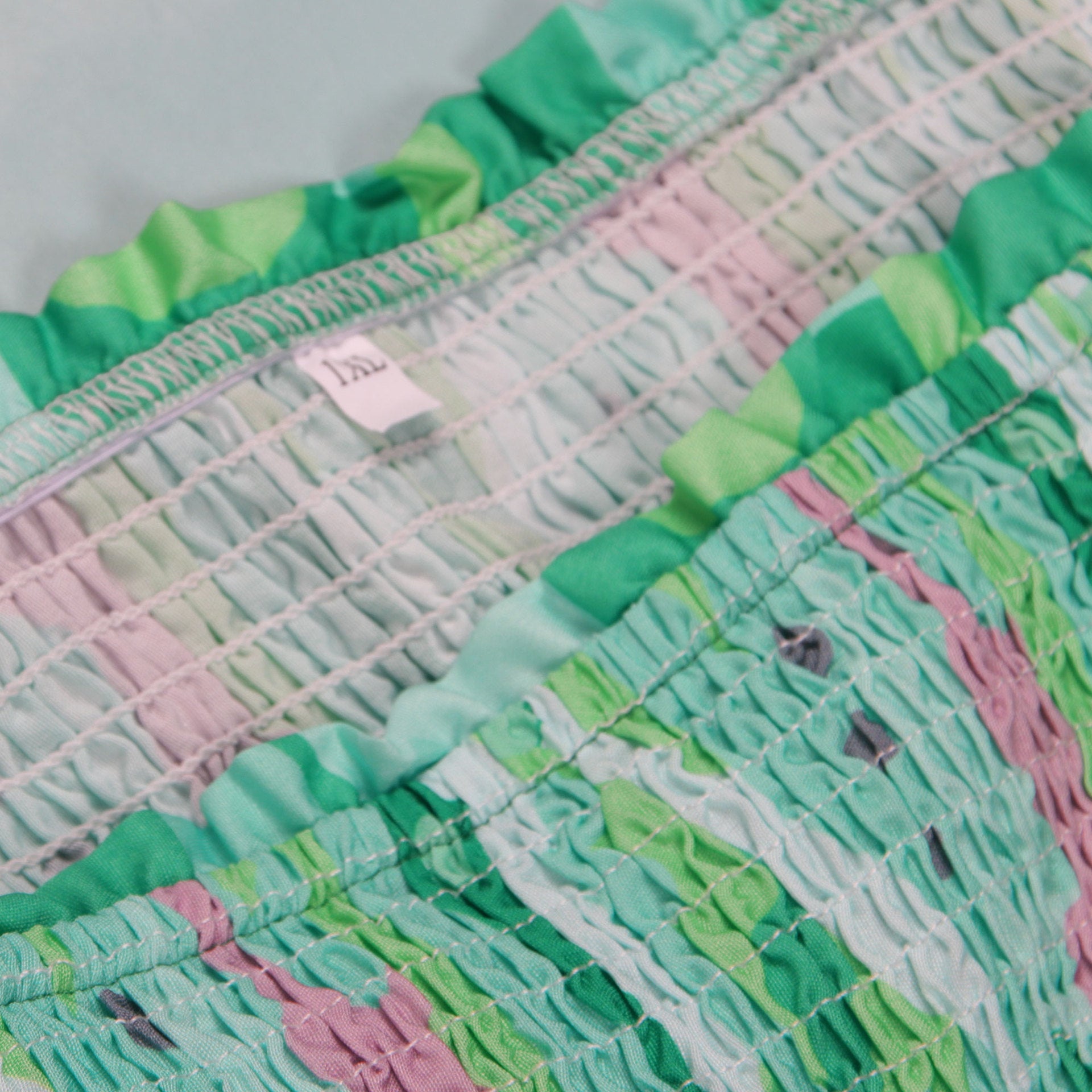 Sexy printed suspenders pleated wide-leg suspenders Jumpsuit 40