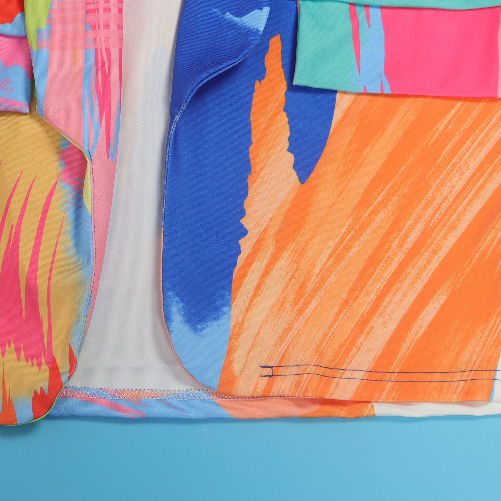 Casual Fashion Multi-Color Print Fashion Blazer Top 92