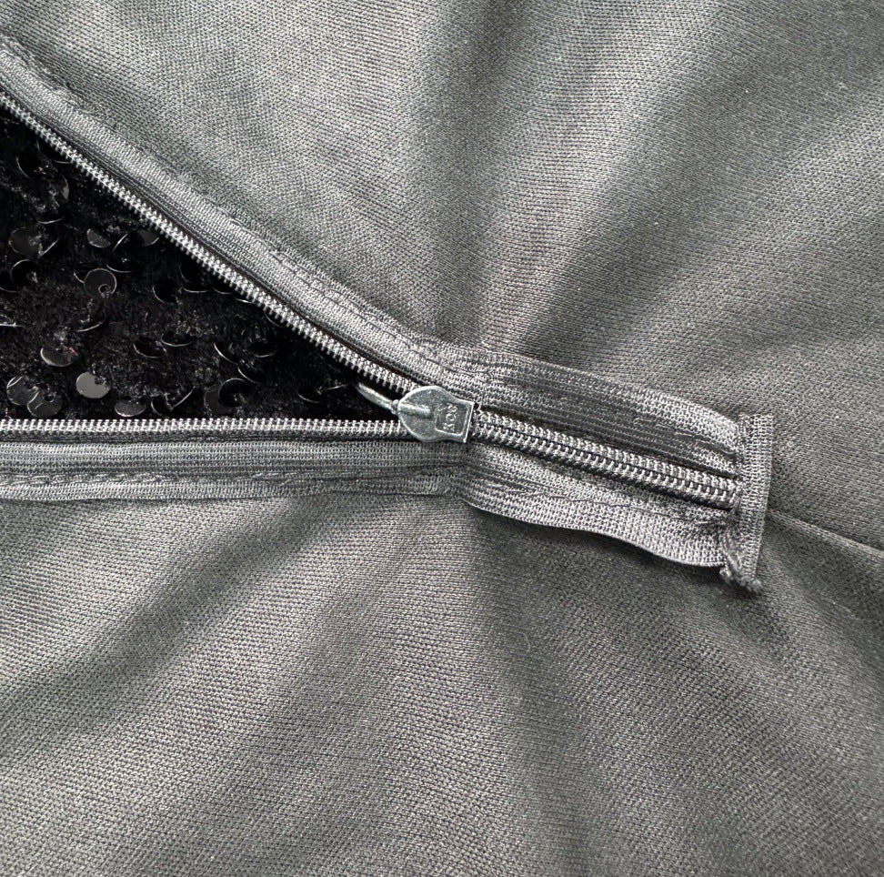 Women sexy sequin V Neck Strapless Feather Bodycon dress 13