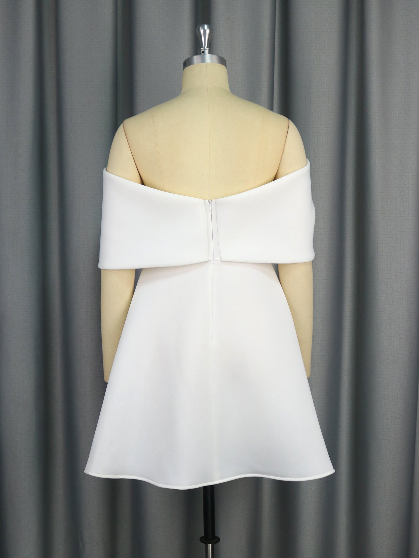 Women Sexy Off Shoulder Elegant Bowknot Off Shoulder Party Dresses 6