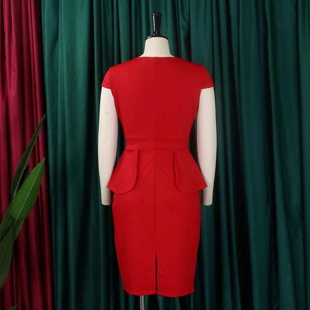 Plus Size Women Summer Bodycon Dress 14