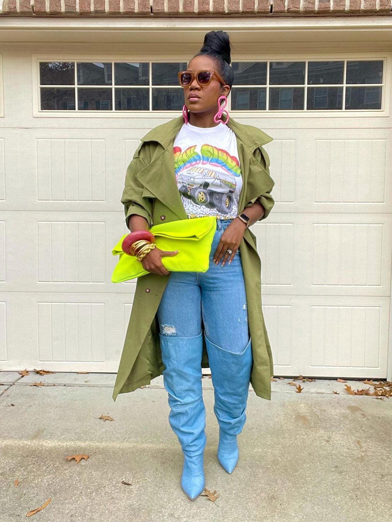 Women Oversized Trench Coat Maxi Turndown Collar Coat 6