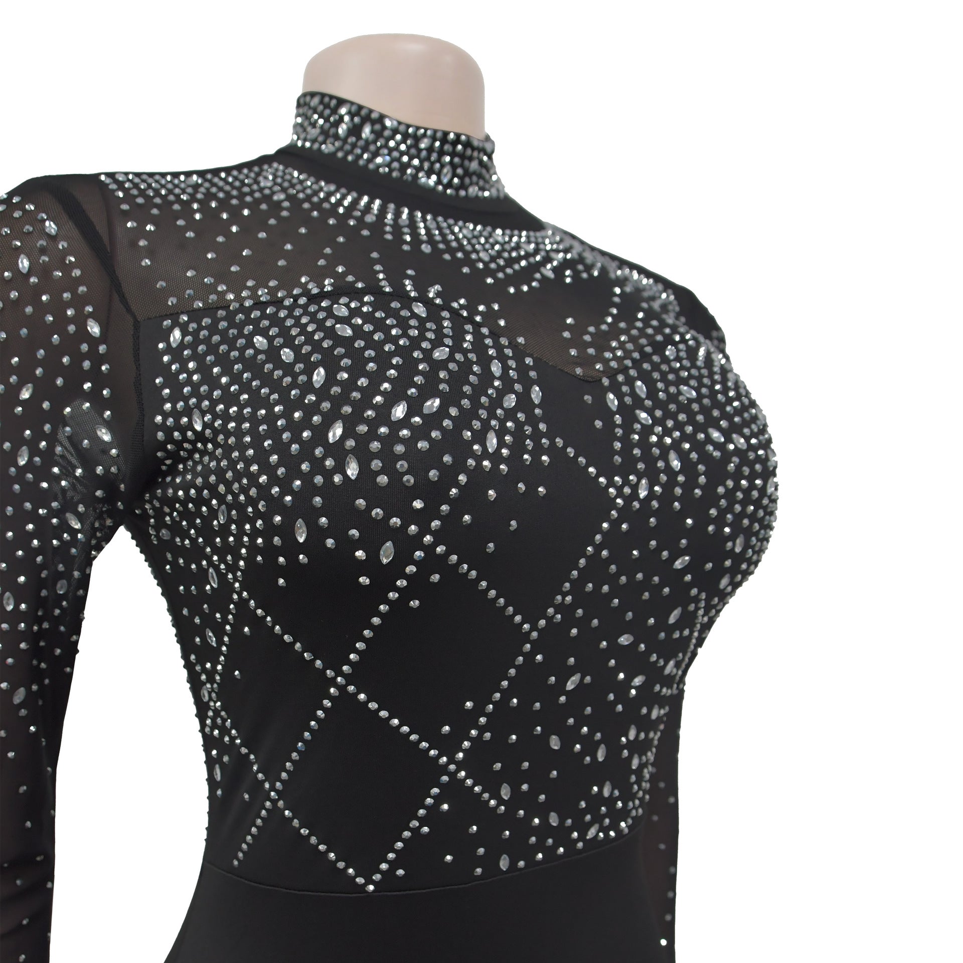 Women Beaded slit Maxi dress 8