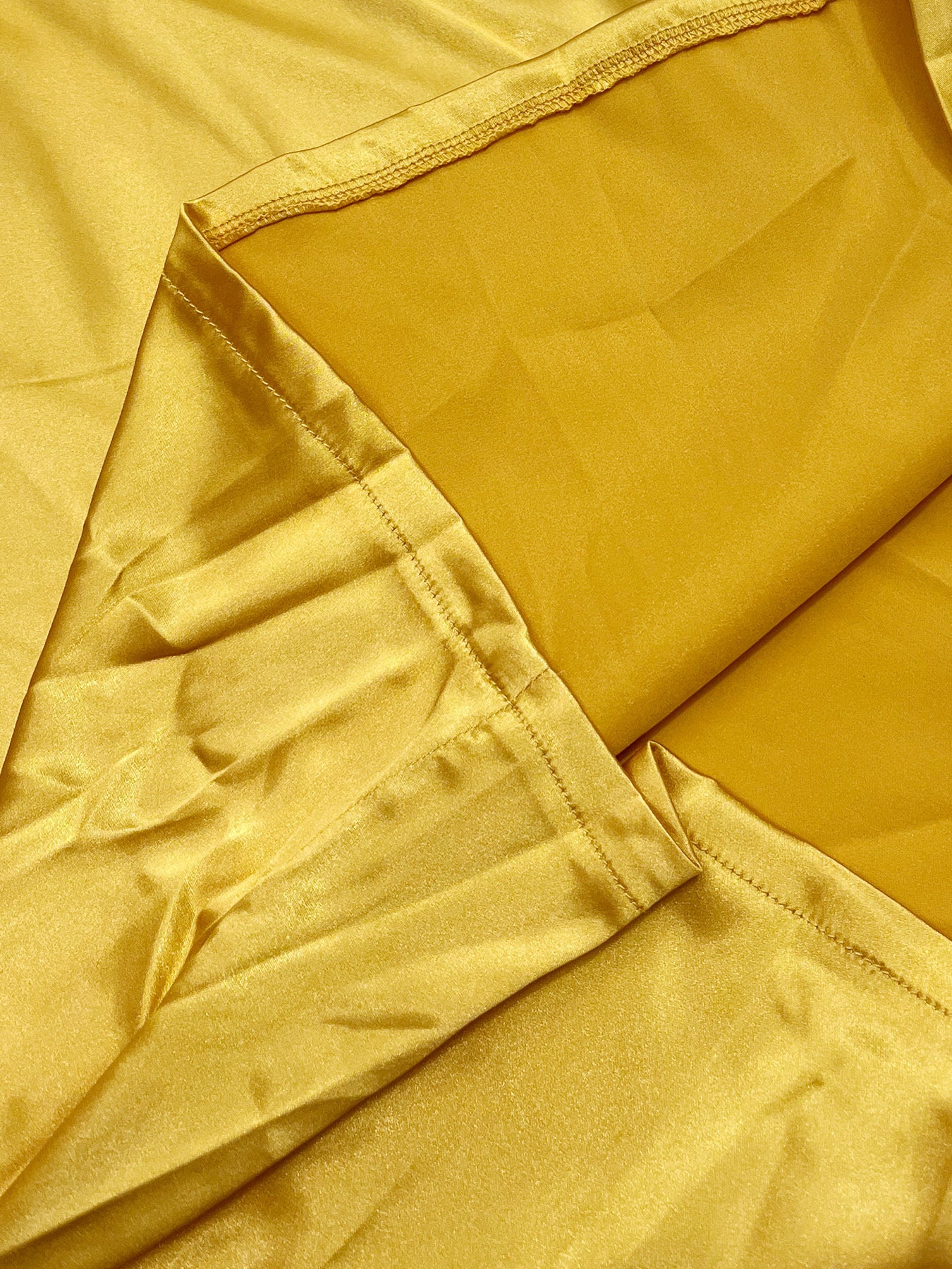 Plus Size Solid Color Satin V-Neck Loose Jumpsuit 9